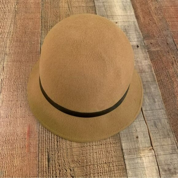 Scala Pronto wool bucket hat with black and gold band OSFM - Picture 4 of 5